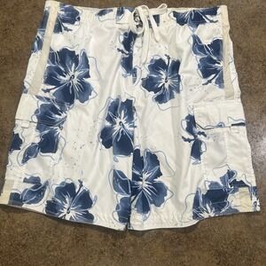 Y2k Sideout Boardshorts Size 2xl (42) Flower AOP Hawaii Surf Aloha Baggy